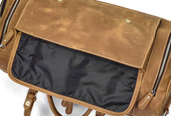 Men Leather Brown Weekender Bag Vintage Travel Bag Duffle Bags Overnight Bag Holdall Bag for men