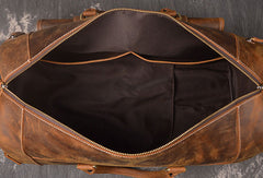 Men Leather Black Coffee Weekender Bag Vintage Travel Bag Duffle Bags Overnight Bag Holdall Bag for men