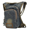 Mens Denim Thigh Bag Fanny Pack for - Open View