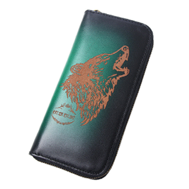 Wolf Men's W-Logo Billfold Wallet