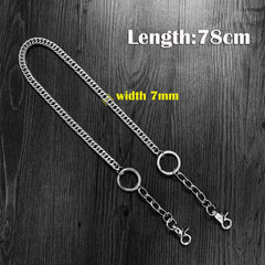 Cool Silver Long Mens Womens Pants Chain Wallet Chain Long Biker Wallet Chain For Men