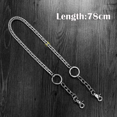 Cool Silver Long Mens Womens Pants Chain Wallet Chain Long Biker Wallet Chain For Men