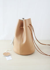 Mini LEATHER Bucket Bag WOMENs SHOULDER BAG Purses FOR WOMEN