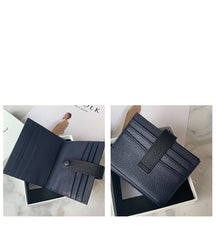 Minimalist Women Gray SheepSkin Slim Card Holder Card Wallets Slim Card Holders Credit Card Holder For Women