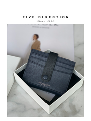 Minimalist Women Gray SheepSkin Slim Card Holder Card Wallets Slim Card Holders Credit Card Holder For Women