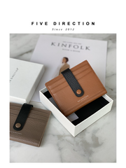 Minimalist Women Gray SheepSkin Slim Card Holder Card Wallets Slim Card Holders Credit Card Holder For Women
