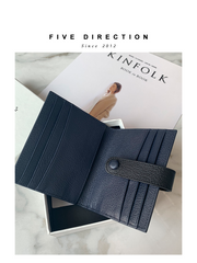 Minimalist Women Gray SheepSkin Slim Card Holder Card Wallets Slim Card Holders Credit Card Holder For Women