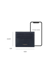 Minimalist Women Dark Gray Leather Slim Card Holders Small Card Wallet Cute Card Holder Credit Card Holder For Women