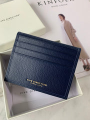 Minimalist Women Olive Green Leather Slim Card Holders Small Card Wallet Cute Card Holder Credit Card Holder For Women