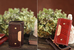 Handmade cute pretty modern leather small keys wallet pouch purse for women/lady girl - EverHandmade