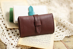 Handmade sweet cute pretty leather small keys wallet pouch purse for women/lady girl