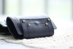 Handmade vintage sweet pretty leather small keys wallet pouch purse for women/lady girl - EverHandmade