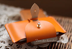 Handmade vintage rustic pretty leather iphone case cover bag pouch for women/lady girl