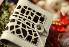 Handmade cute pretty cilice leather small cards wallet pouch purse for women/lady girl