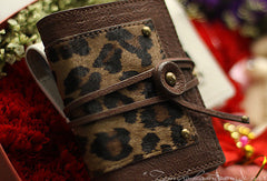 Handmade cute pretty cilice leather small cards wallet pouch purse for women/lady girl