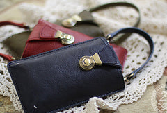 Handmade sweet modern pretty leather iphone case cover bag pouch for women/lady girl - EverHandmade