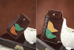 Handmade vintage sweet pretty leather iphone case cover bag pouch for women/lady girl - EverHandmade