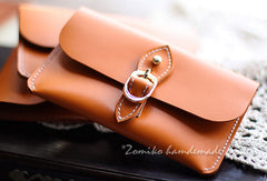 Handmade vintage rustic pretty leather iphone case cover bag pouch for women/lady girl - EverHandmade