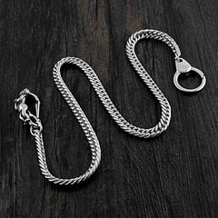 SOLID STAINLESS STEEL BIKER Cool WALLET CHAIN LONG PANTS CHAIN jeans chain jean chain FOR MEN