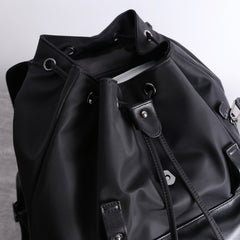 Nylon Backpack Black Womens Travel Backpack Purse Nylon Black School Rucksack for Ladies