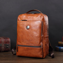 Cool Leather Mens Backpacks Large Travel Backpack Hiking Backpack for Men