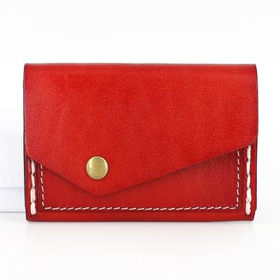 Leather Mens Card Wallet Front Pocket Wallet Small Slim Wallet Change Wallet for Men