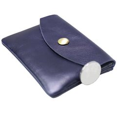 Cute Women Red Brown Leather Mini Card Wallet Coin Wallets Slim Change Wallets For Women