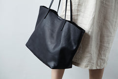 Fashion Leather Black Brown Tote Bag Shopper Tote Bag Tote Shoulder Purse For Women