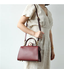 Stylish LEATHER WOMEN Doctor Handbag SHOULDER BAG Crossbody Purse FOR WOMEN