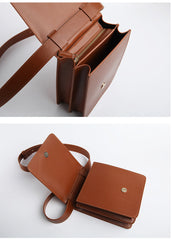 Cute Leather Womens Stylish Minimalist Crossbody Bag Purse Shoulder Bag for Women