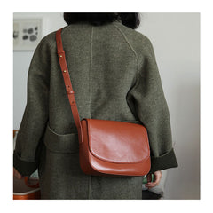 Stylish LEATHER WOMEN Saddle Messenger BAG Crossbody Purse FOR WOMEN