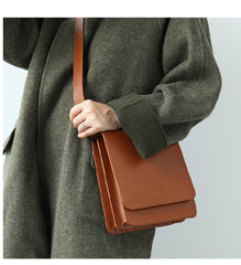 Cute Leather Womens Stylish Minimalist Crossbody Bag Purse Shoulder Bag for Women