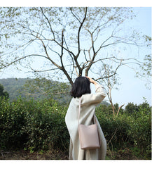 Stylish LEATHER WOMEN Bucket Handbag Barrel SHOULDER BAG Crossbody Purse FOR WOMEN