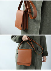 Cute Leather Womens Stylish Minimalist Crossbody Bag Purse Shoulder Bag for Women