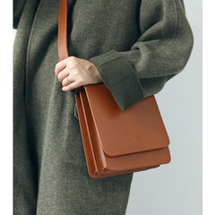 Cute Leather Womens Stylish Minimalist Crossbody Bag Purse Shoulder Bag for Women