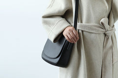 Stylish LEATHER WOMEN Saddle Messenger BAG Crossbody Purse FOR WOMEN