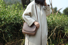 Stylish LEATHER WOMEN Saddle Messenger BAG Crossbody Purse FOR WOMEN