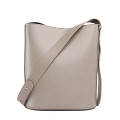 Stylish LEATHER WOMEN Bucket Handbag Barrel SHOULDER BAG Crossbody Purse FOR WOMEN
