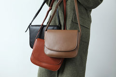 Stylish LEATHER WOMEN Saddle Messenger BAG Crossbody Purse FOR WOMEN