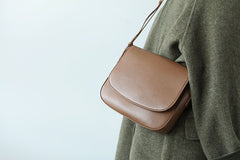 Stylish LEATHER WOMEN Saddle Messenger BAG Crossbody Purse FOR WOMEN