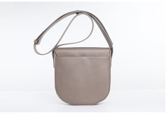Minimalist Leather Womens Stylish Saddle Crossbody Bag Purse Shoulder Bag for Women