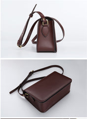 Minimalist Leather Womens Stylish Messenger Crossbody Bag Purse Shoulder Bag for Women