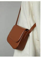 Stylish Leather Womens Minimalist Shoulder Bag Crossbody Bag Purse for Women
