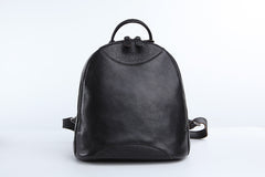 Genuine Leather Cute Women Backpack Bag Shoulder Bag Red Brown Leather Purse