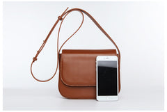Stylish Leather Womens Minimalist Shoulder Bag Crossbody Bag Purse for Women