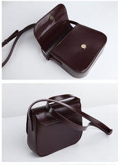 Stylish Leather Womens Minimalist Shoulder Bag Crossbody Bag Purse for Women