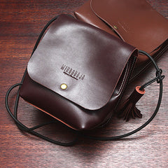 Cute LEATHER WOMEN Square SHOULDER BAG Mini Crossbody Purses FOR WOMEN