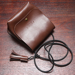 Cute LEATHER WOMEN Square SHOULDER BAG Mini Crossbody Purses FOR WOMEN