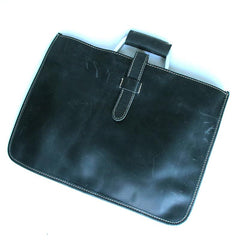 Slim Leather Mens Cool Briefcase Work Bag Business Bag Laptop Bag for men