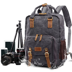 GREEN LARGE CANVAS WATERPROOF MENS CANON Handbag CAMERA BACKPACK NIKON CAMERA BAG DSLR CAMERA BAG FOR Women